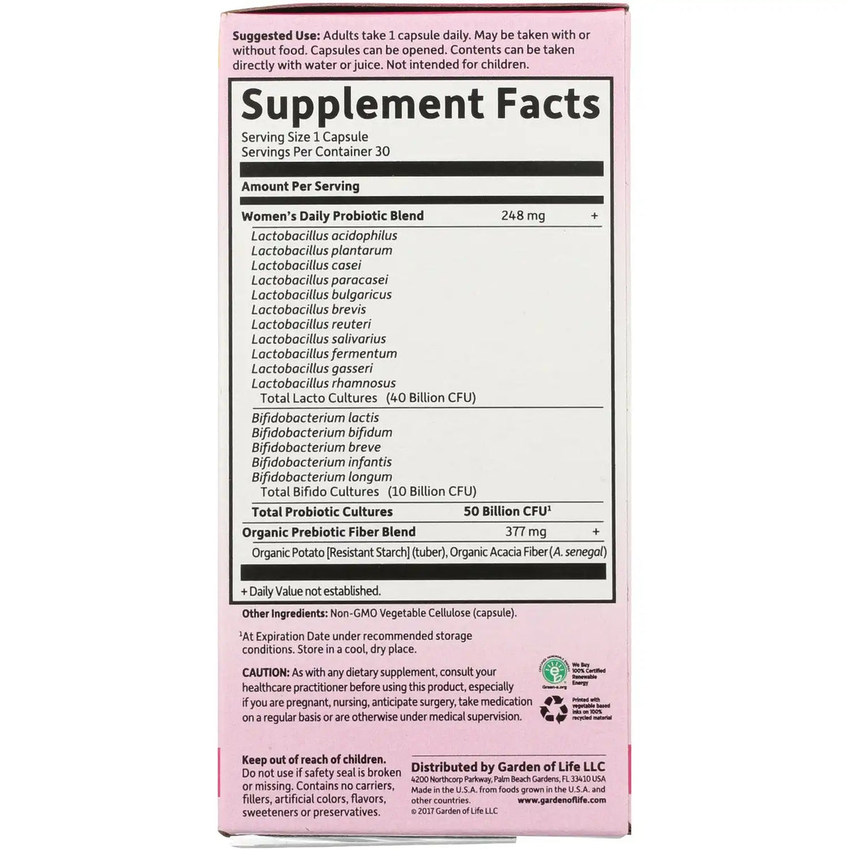 Dr. Formulated Probiotics Once Daily Women's