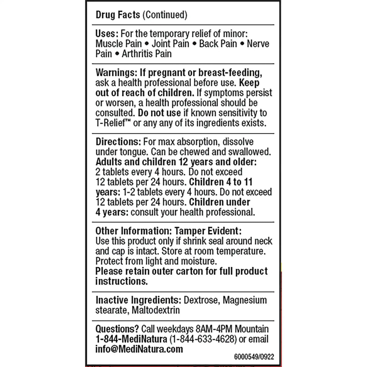 T-Relief Arnica +12 Extra Strength Plant Power