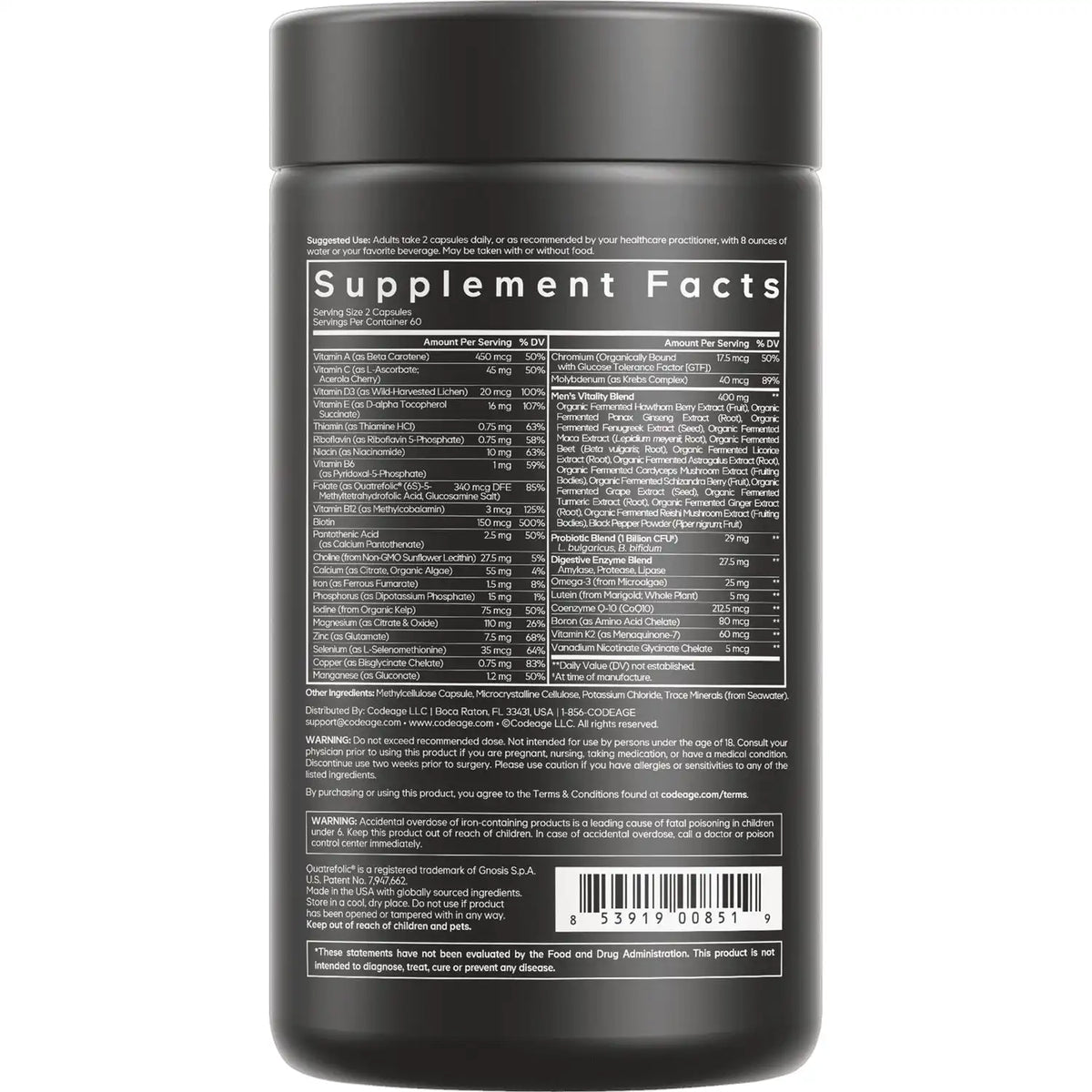 Men's Fermented Multivitamin+