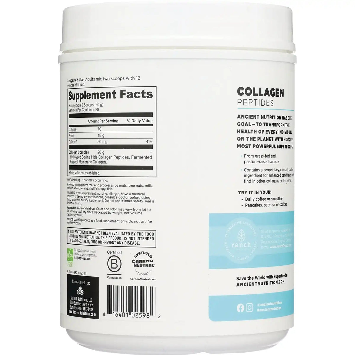 Collagen Peptides - Unflavored