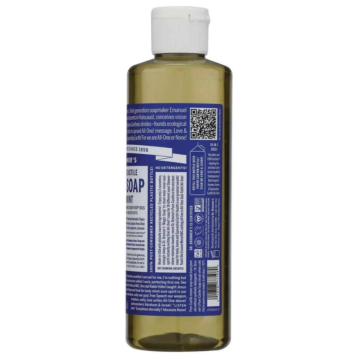 18-in-1 Pure-Castile Magic Soap - Peppermint