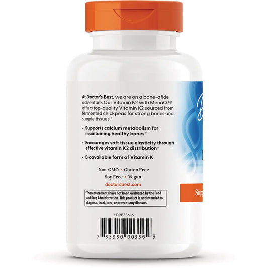 Natural Vitamin K2 MK-7 with MenaQ7