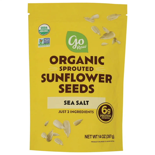 Organic Sprouted Sunflower Seeds with Sea Salt
