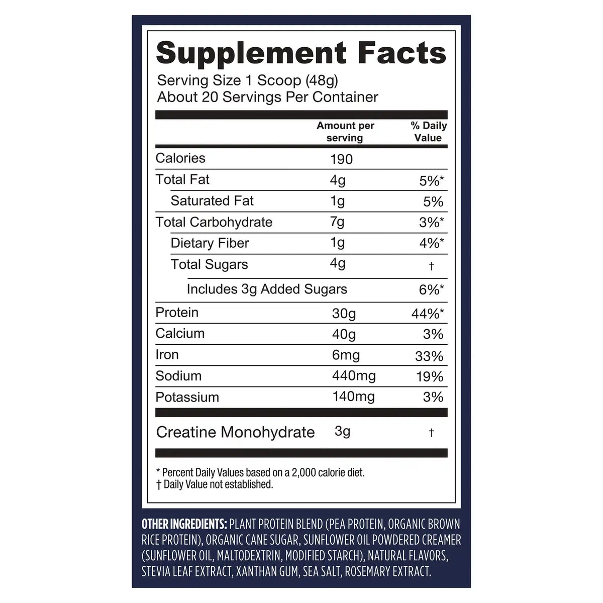 Protein + Creatine - Creamy Vanilla