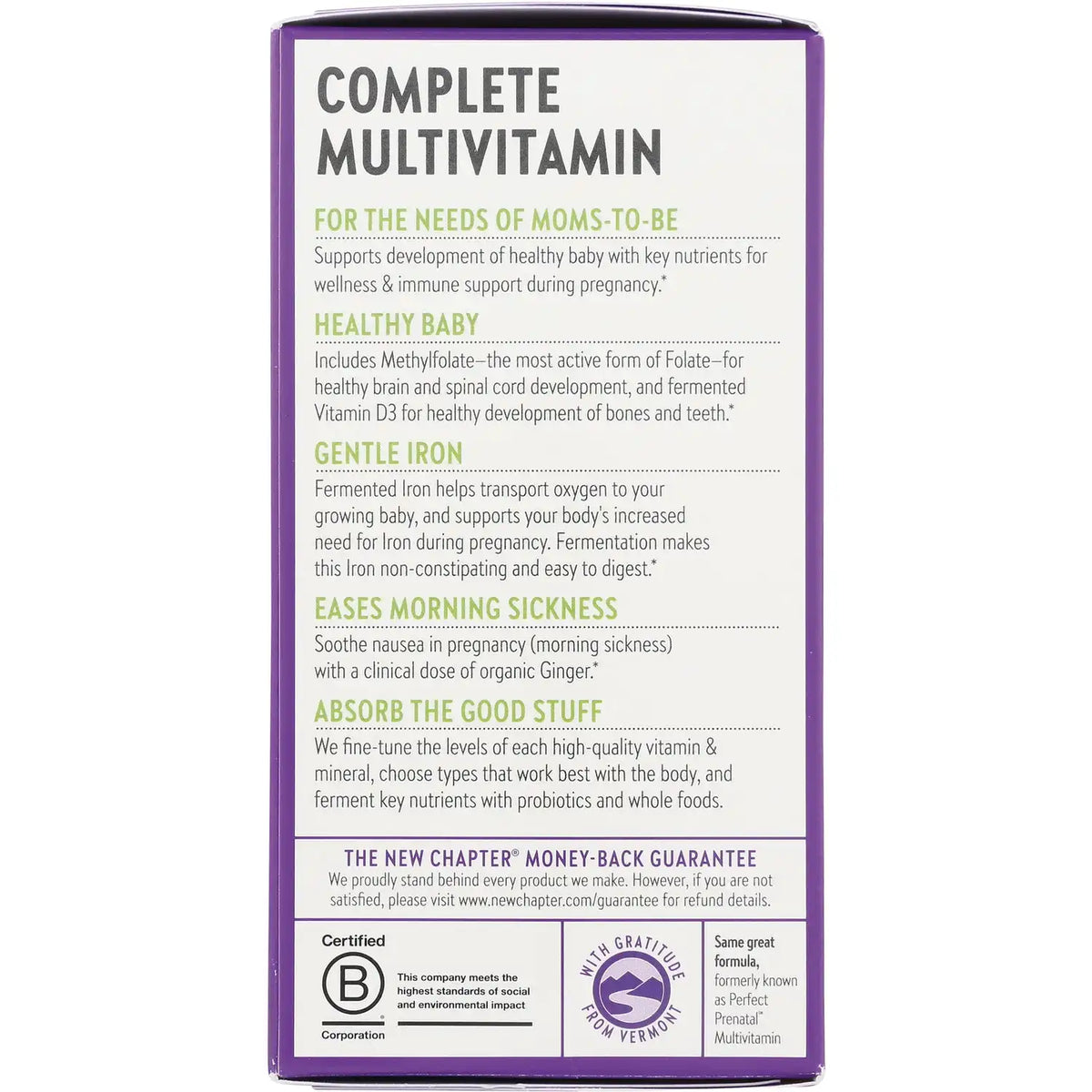 Advanced Perfect Prenatal Multivitamin