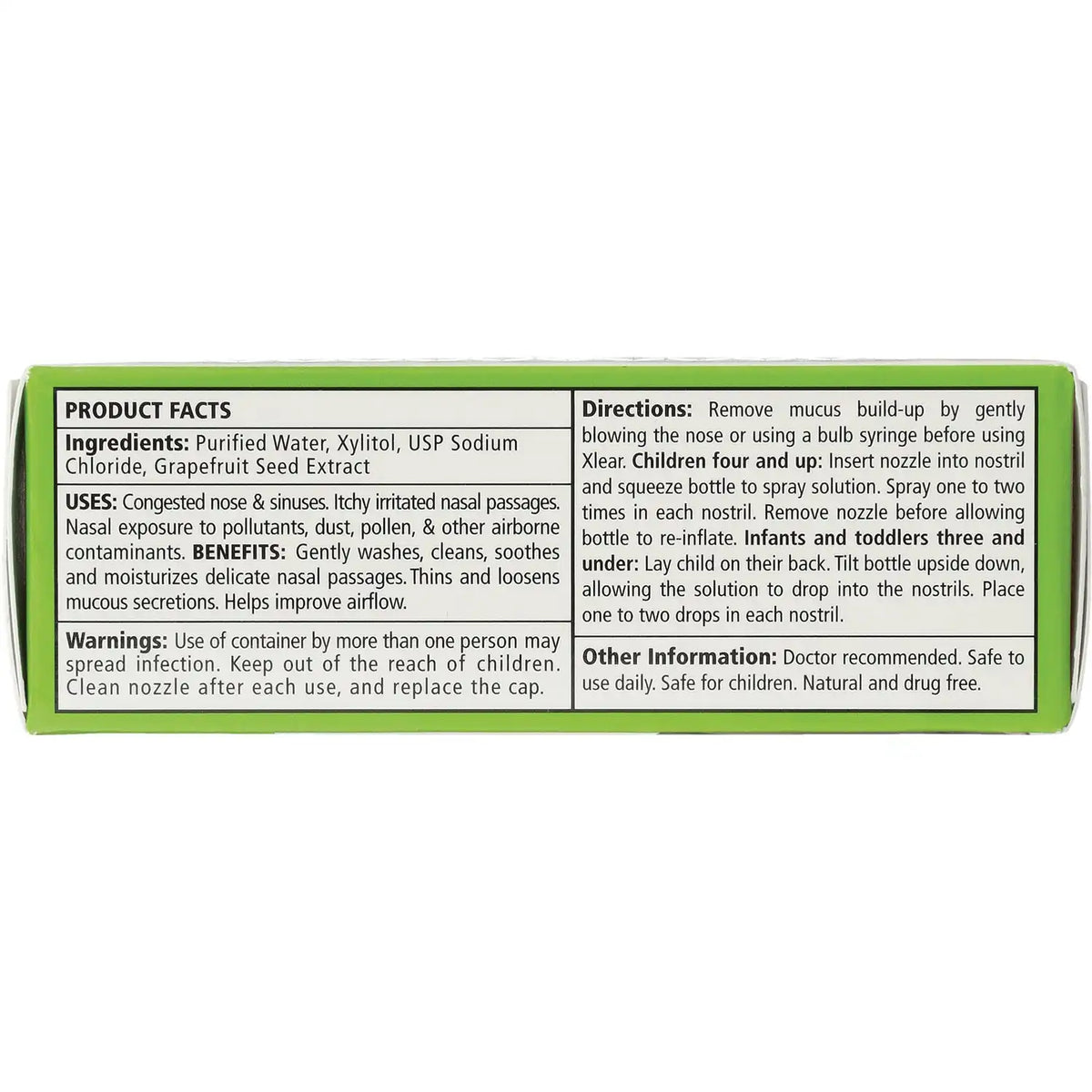 Kid's Natural Saline Nasal Spray with Xylitol