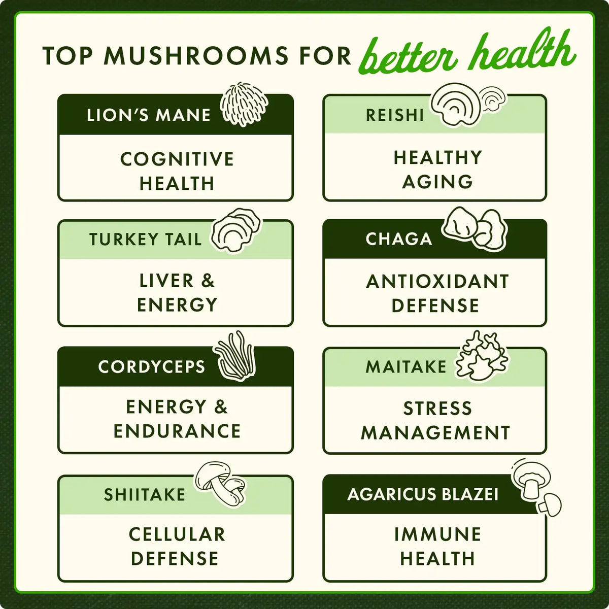 Cordyceps Complex with Reishi and Shiitake Mushrooms