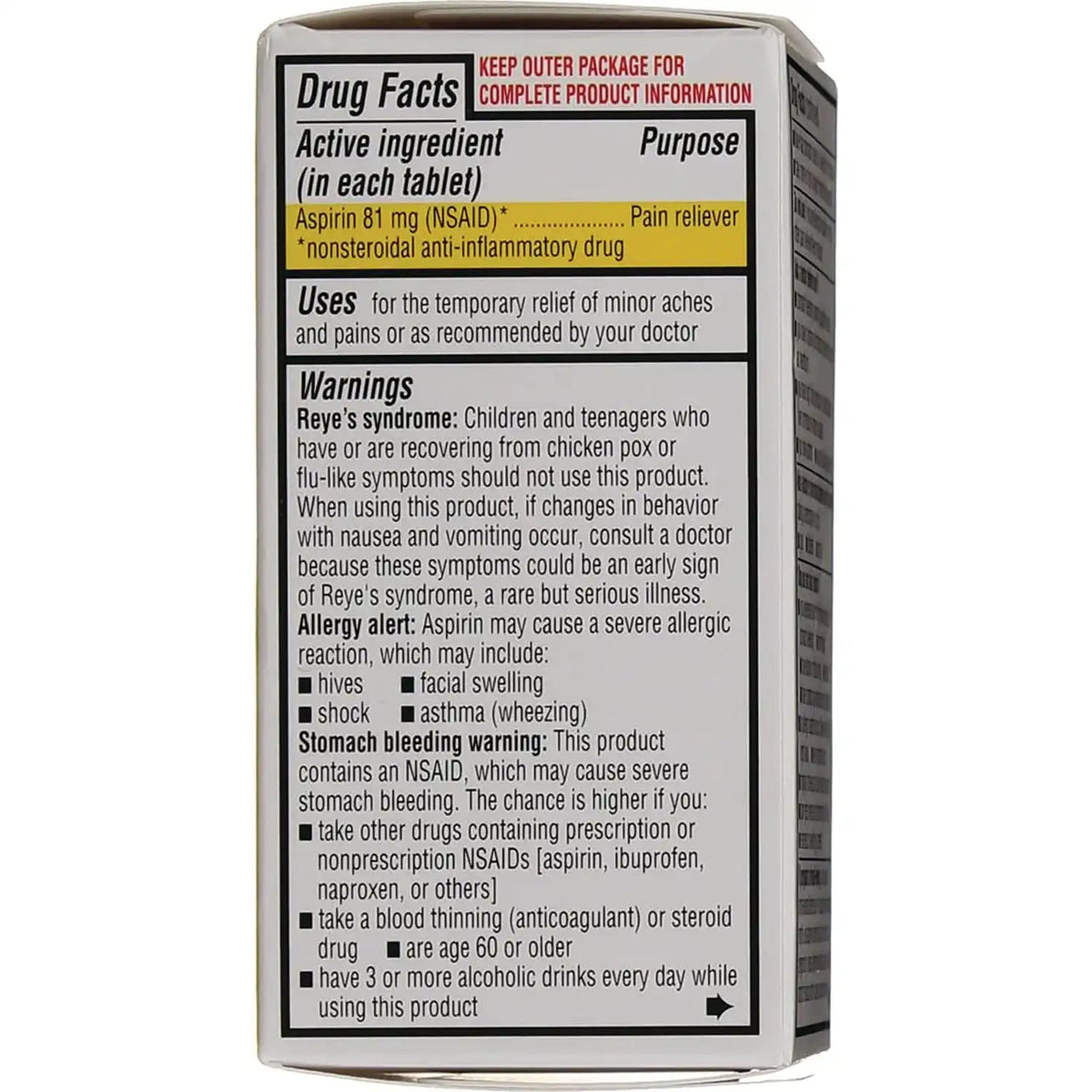 Aspirin Low Dose