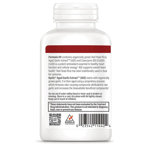 Red Yeast Rice CoQ10 Formula 114