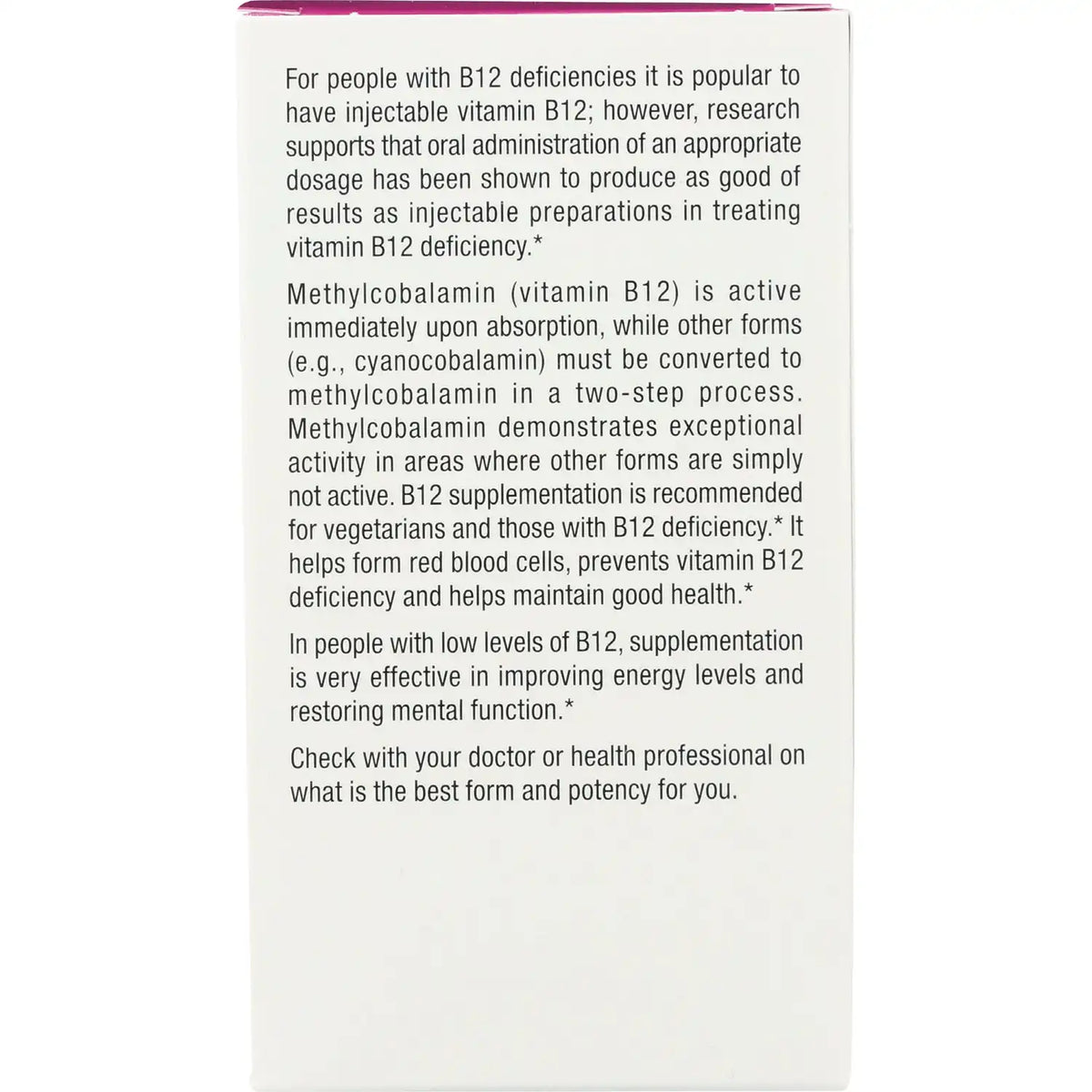 B12 Methylcobalamin