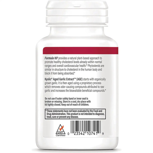 #107 Aged Garlic Extract Phytosterols