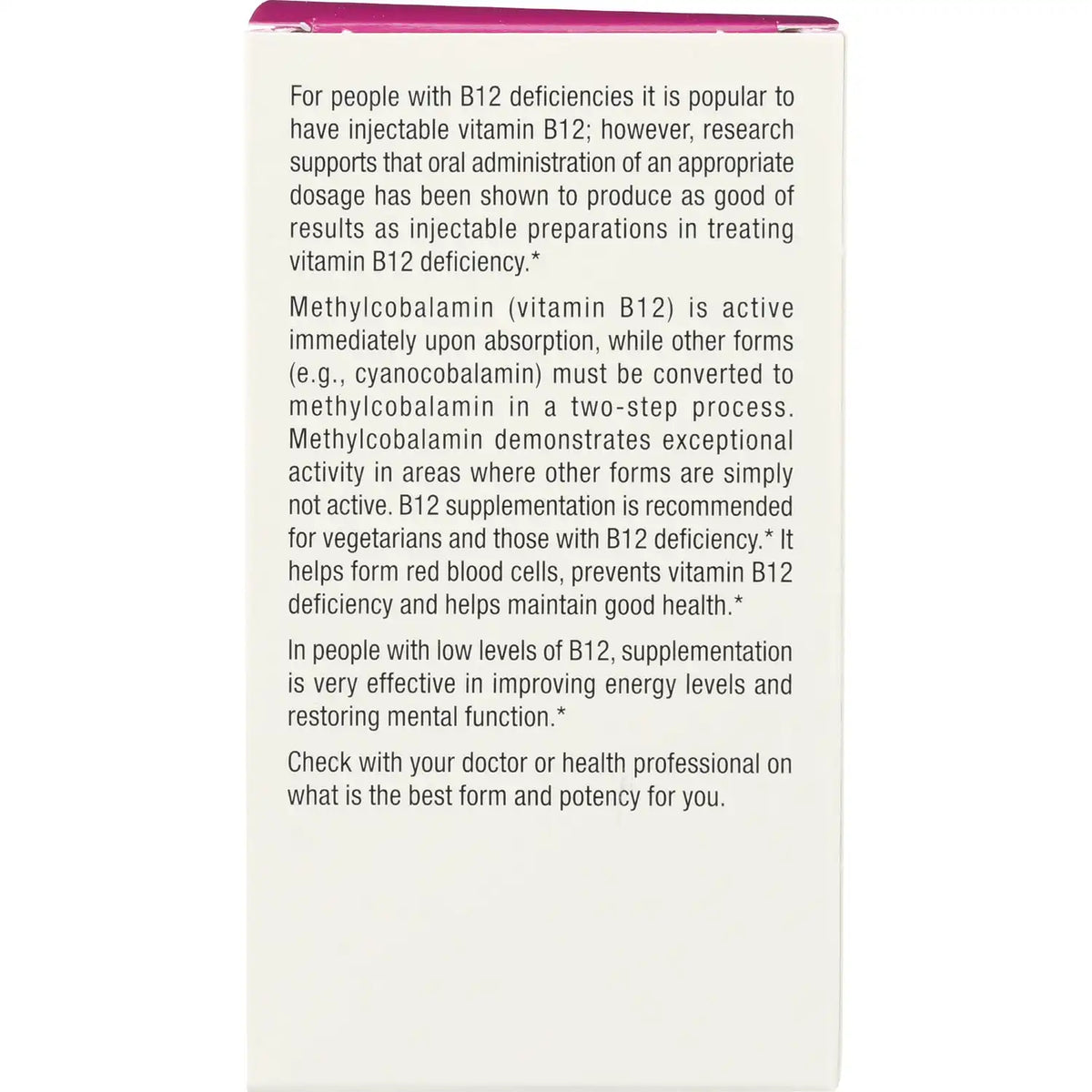 B12 Methylcobalamin
