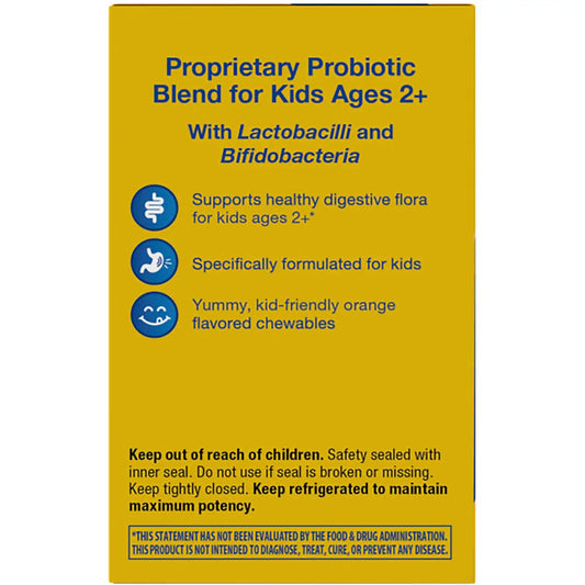 Kids Primadophilus Probiotic Chewables - Orange