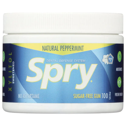 Spry Sugar-Free Gum - Natural Peppermint