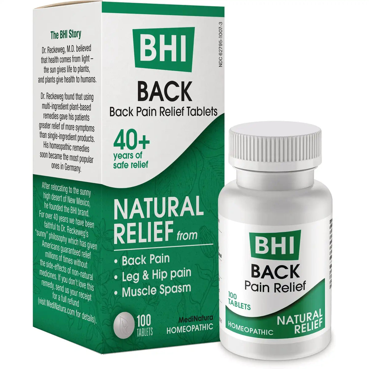 BHI Back Pain Relief Tablets