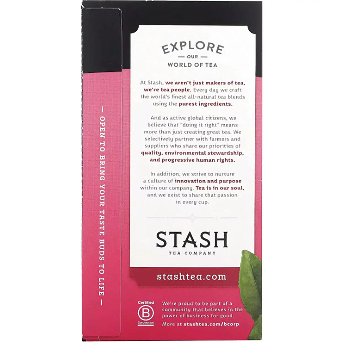 Green Tea & Matcha - Pomegranate Raspberry