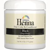 Henna Hair Color & Conditioner - Black (Deep Ebony)