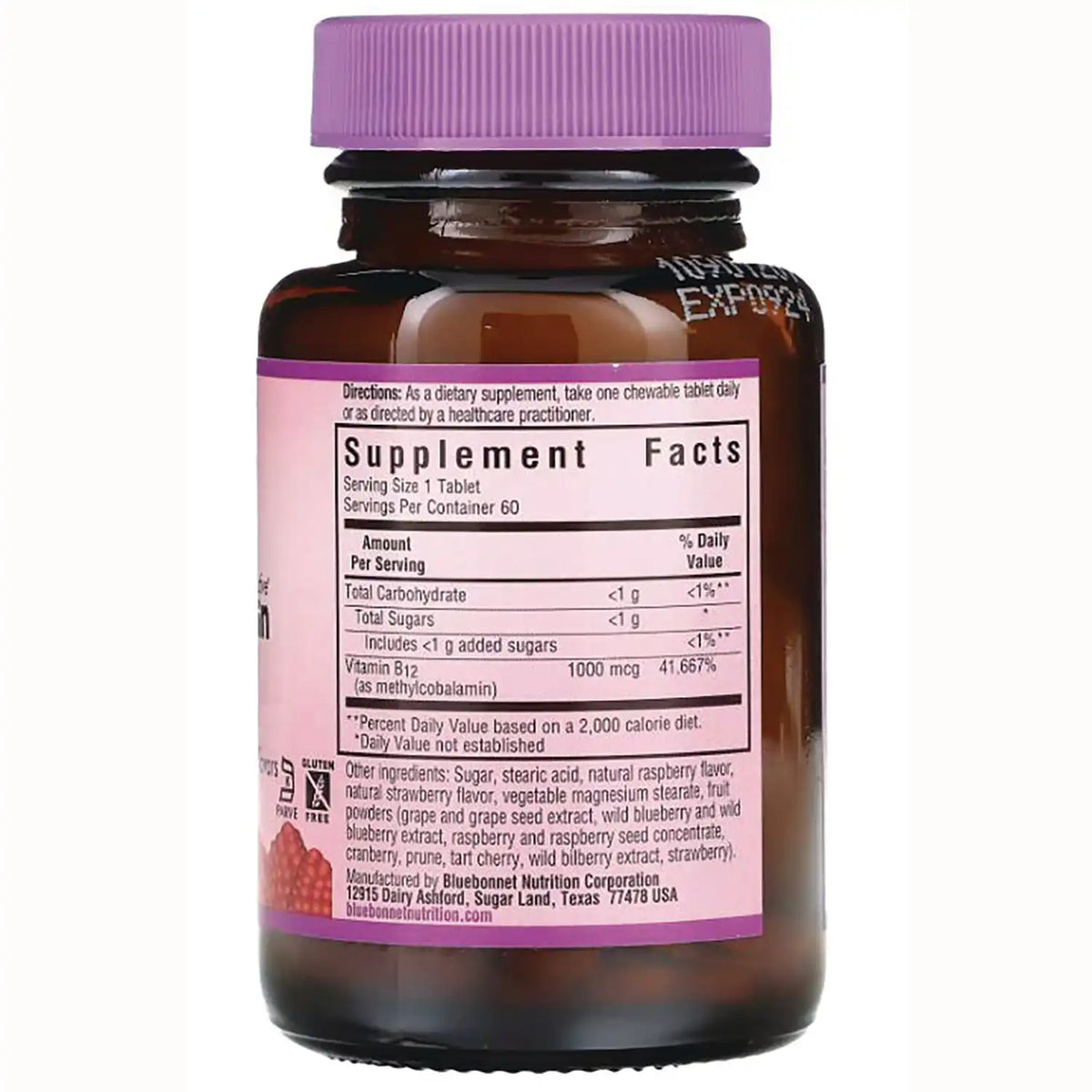EarthSweet Chewables Methylcobalamin - Raspberry