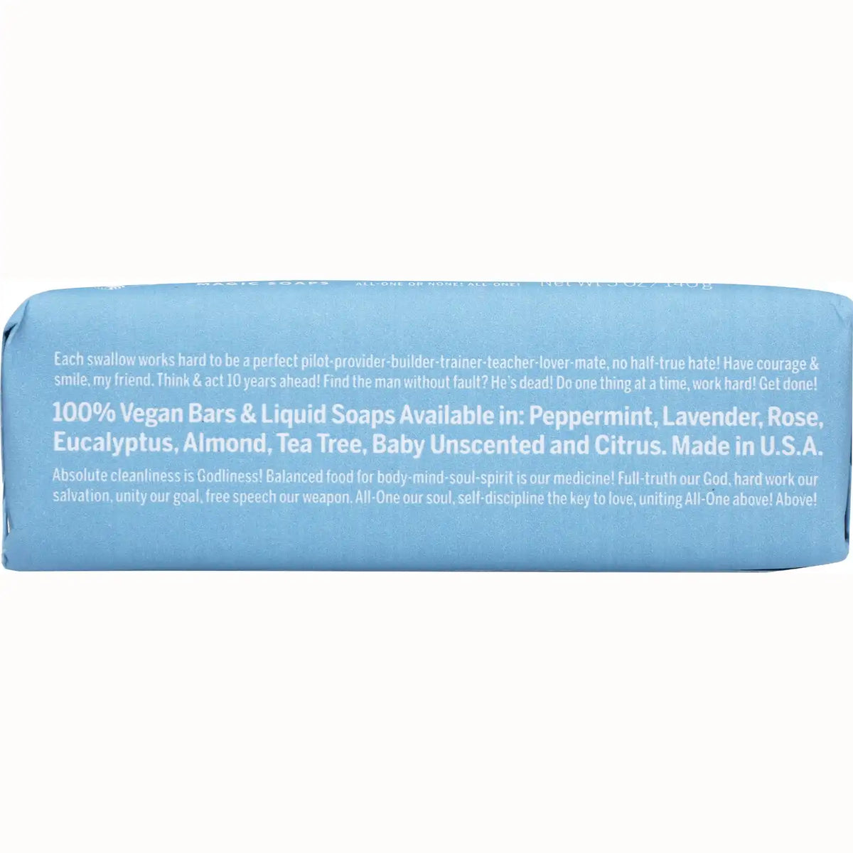 All-One Hemp Baby Unscented Pure-Castile Bar Soap
