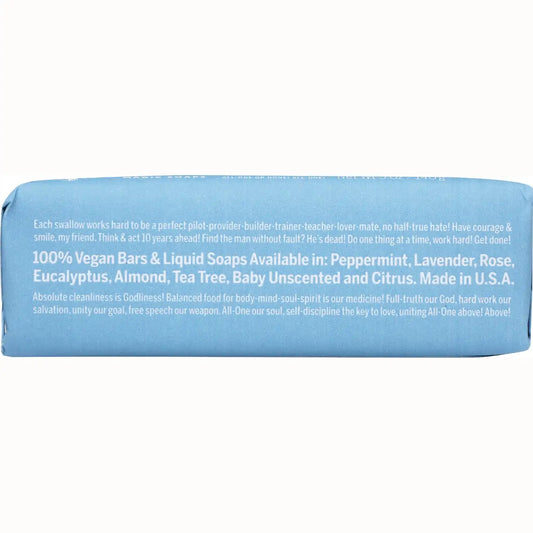 All-One Hemp Baby Unscented Pure-Castile Bar Soap