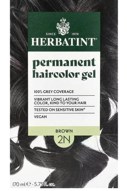 Permanent Haircolor Gel 2N Brown