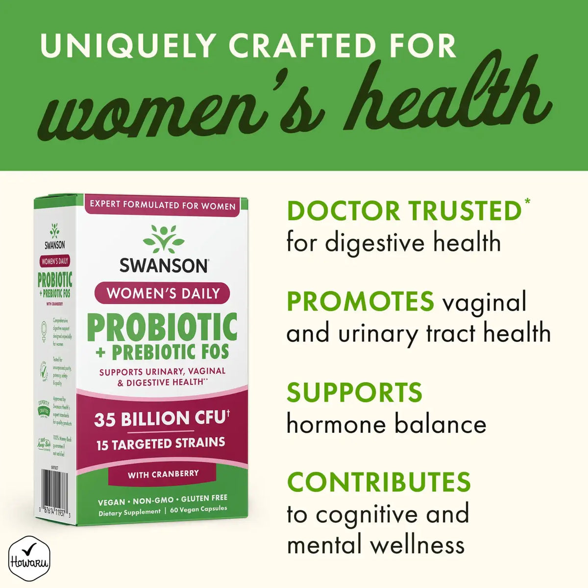 Women's Daily Probiotic + Prebiotic FOS