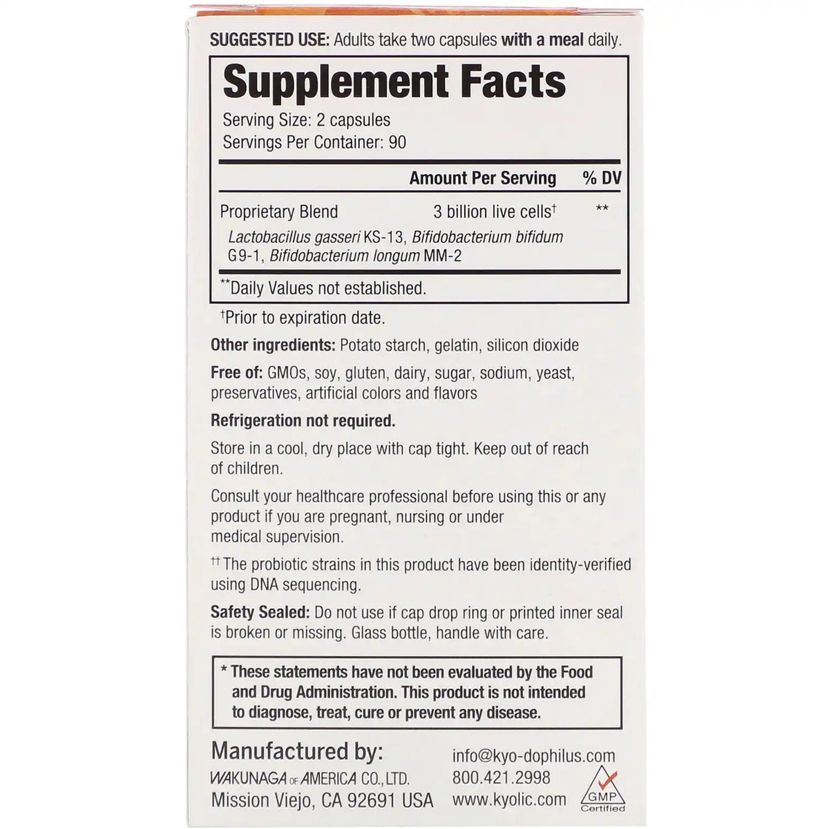 Kyo-Dophilus Daily Probiotic