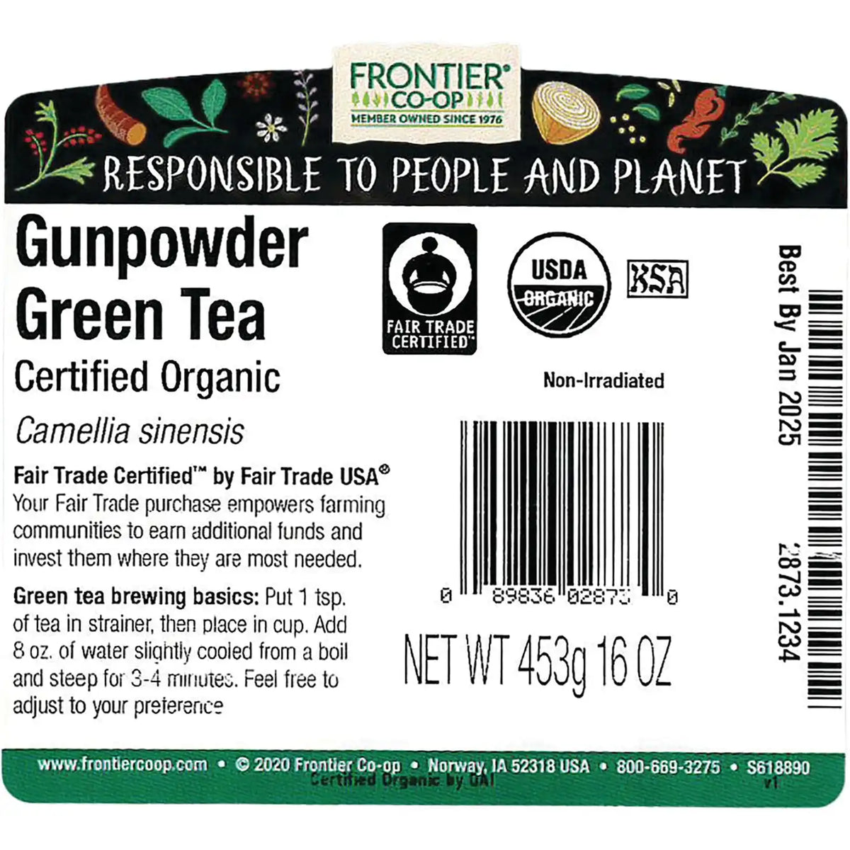 Organic Gunpowder Green Tea