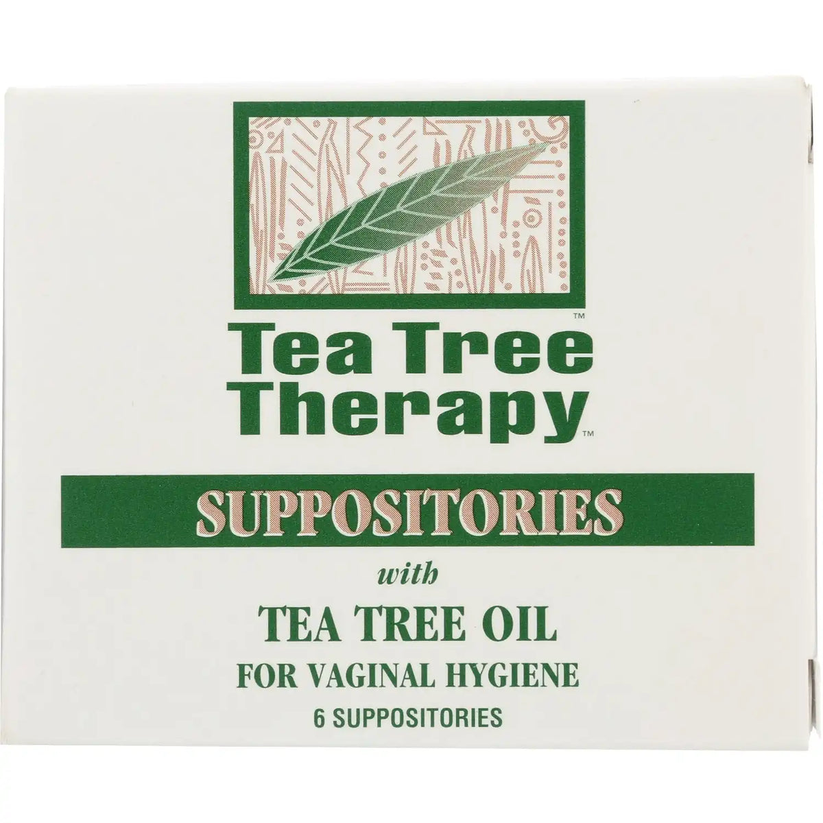 Vaginal Suppositories with Tea Tree Oil