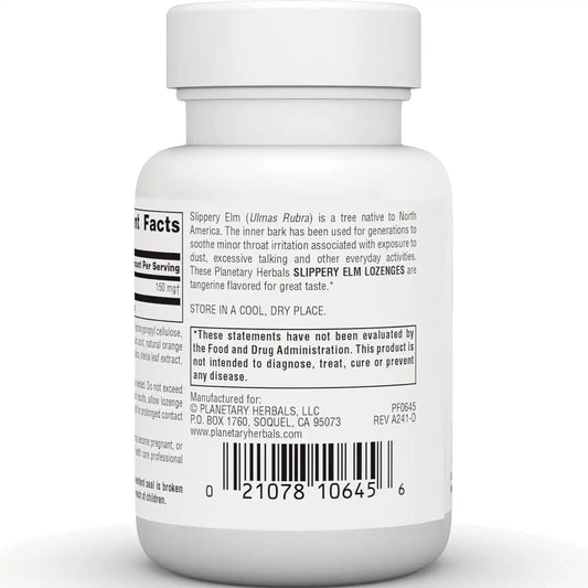 Slippery Elm Lozenges - Tangerine